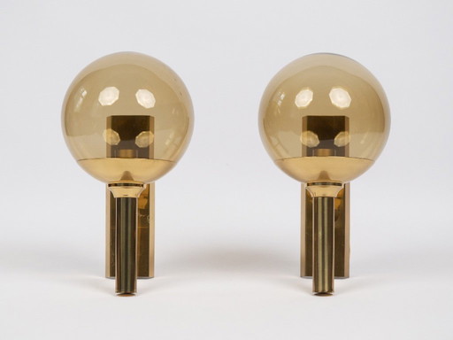 Pair of 2 Danish vintage wall lamp by Svend Mejlstrom