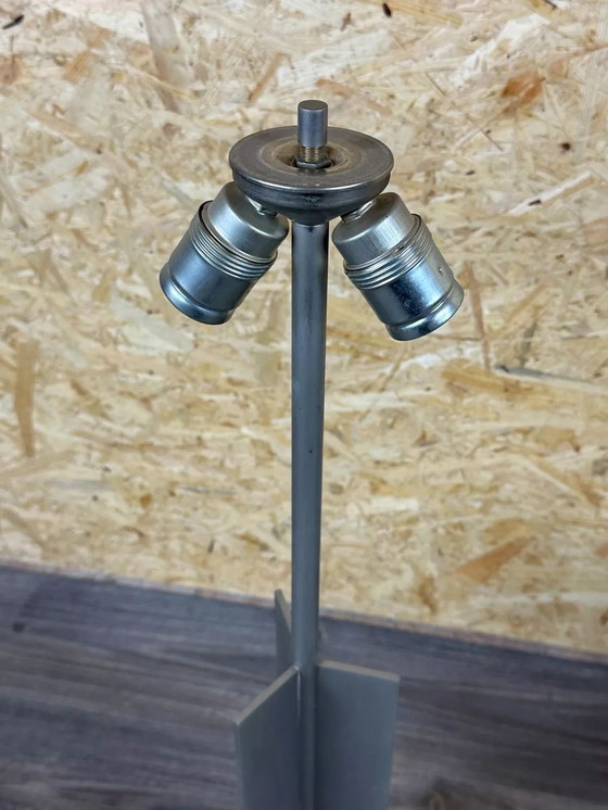 Image 1 of 2x 60er 70er Jahre XL Tischlampe Tischleuchte Aluminium Metall Space Age Design
