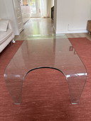 Mesa de centro de cristal