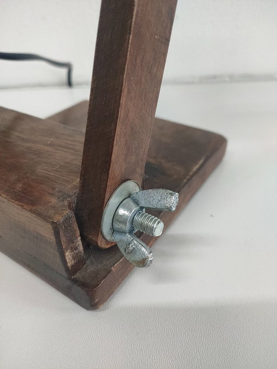 Image 1 of Retro tafellamp nachtkastlampje bliklamp