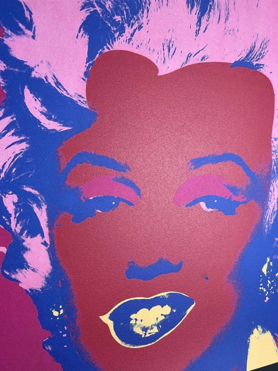 Image 1 of Litografía "Marilyn Monroe" del Museo de Arte Carnegie de 1986, basada en Andy Warhol