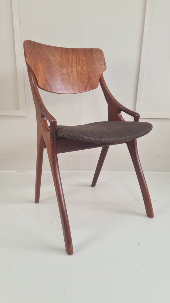 Image 1 of Danish Dining Chairs by Hovmand Olsen for Mogens Kold, 1960s