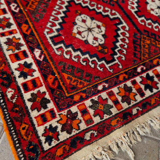 Image 1 of Tapis persan ancien tapis de laine noué à la main