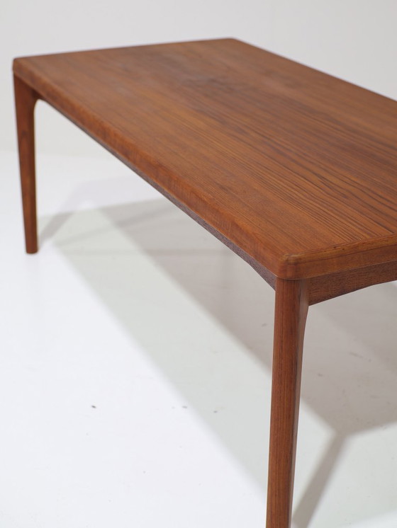 Image 1 of Henning Kjaernulf coffee table teak Danish vintage