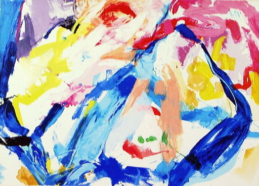 Lou Thissen silkscreen - Woman