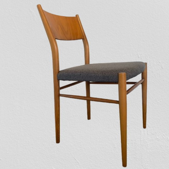 Image 1 of Set di 6 sedie da pranzo di Lübke