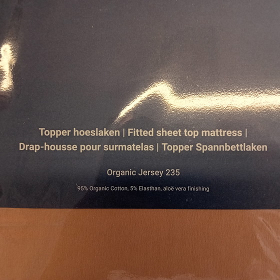 Image 1 of Lenzuolo con angoli elasticizzati Auping color cipria 180 x 210 cm