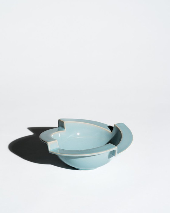 Image 1 of Rosenthal Designer Porzellan „Windmühle“ Schale Jan van der Vaart Postmoderne
