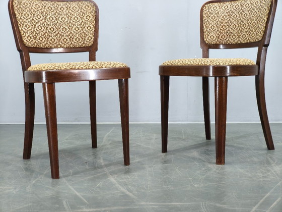 Image 1 of Set di 4 sedie da pranzo Thonet, Cecoslovacchia, anni '40