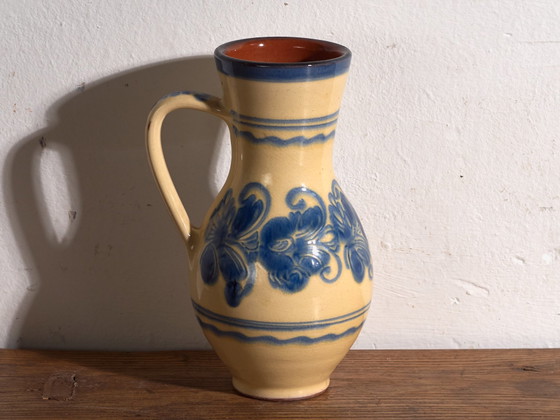 Brocca vintage in ceramica smaltata, Europa Centrale, circa 1930, Stoviglie (foto 6 di 11)