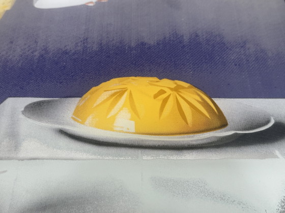 Image 1 of Vintage Oetker Pudding Reclamespiegel – zeldzaam & decoratief