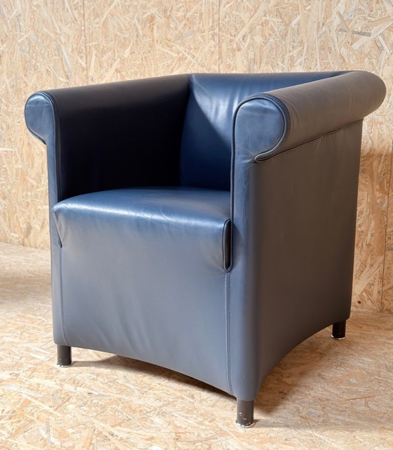 Image 1 of Poltrona Wittmann Petrol Leather Club Paolo Piva