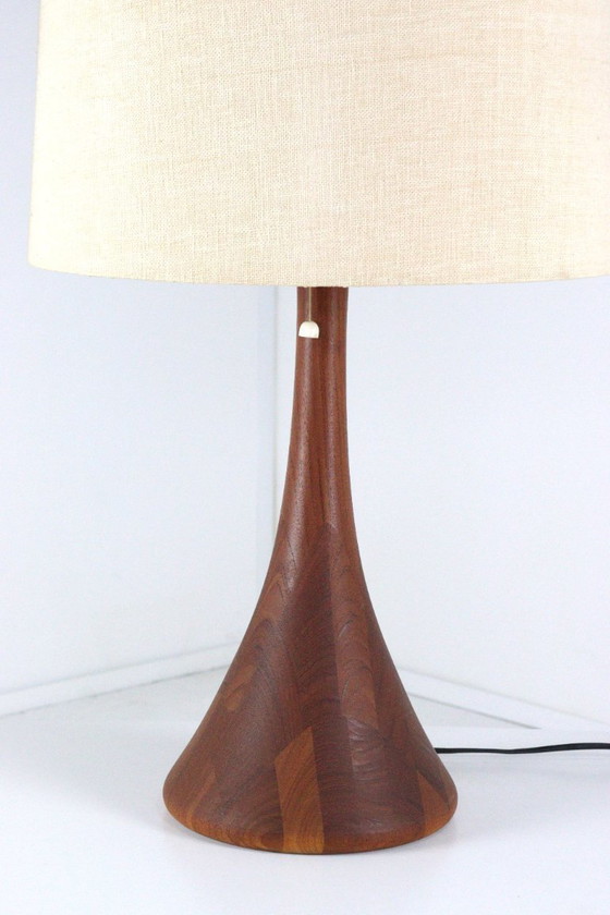 Image 1 of Lampada da tavolo grande Domus vintage in teak