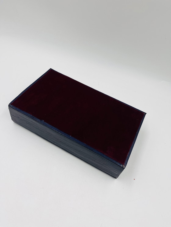 Image 1 of Scatola in legno e pelle