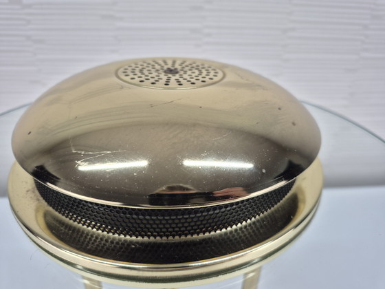 Image 1 of Lampada da tavolo Saturn di Robert Sonneman. Lampada da scrivania vintage in ottone.