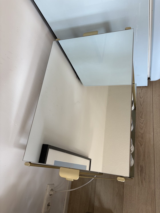 Image 1 of Carrello da tè/bar vintage con vetro a specchio