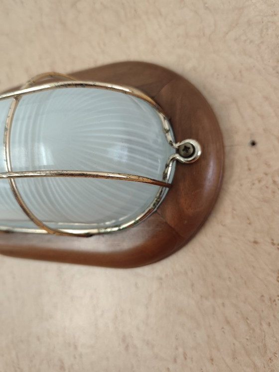 Image 1 of Vintage oval wall sconce
