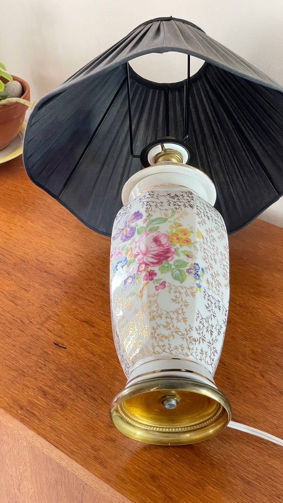 Image 1 of Lampe Edition D’Art Porcelaine De Limoges France