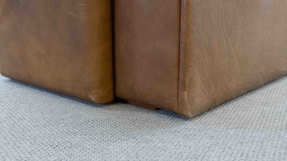 Image 1 of Modular De Sede Sofa DS-12 in Cognac Leather, 70s