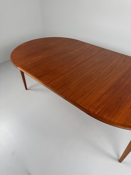 Image 1 of Tavolo da pranzo allungabile in teak di Skovmand & Andersen – Eleganza danese di metà secolo