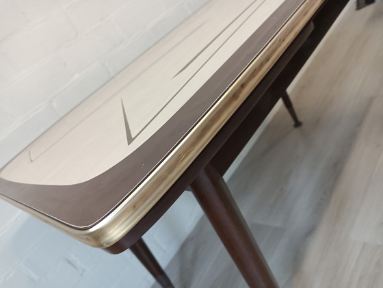 Image 1 of Vintage tafel, uitschuifbaar èn verhoogbaar