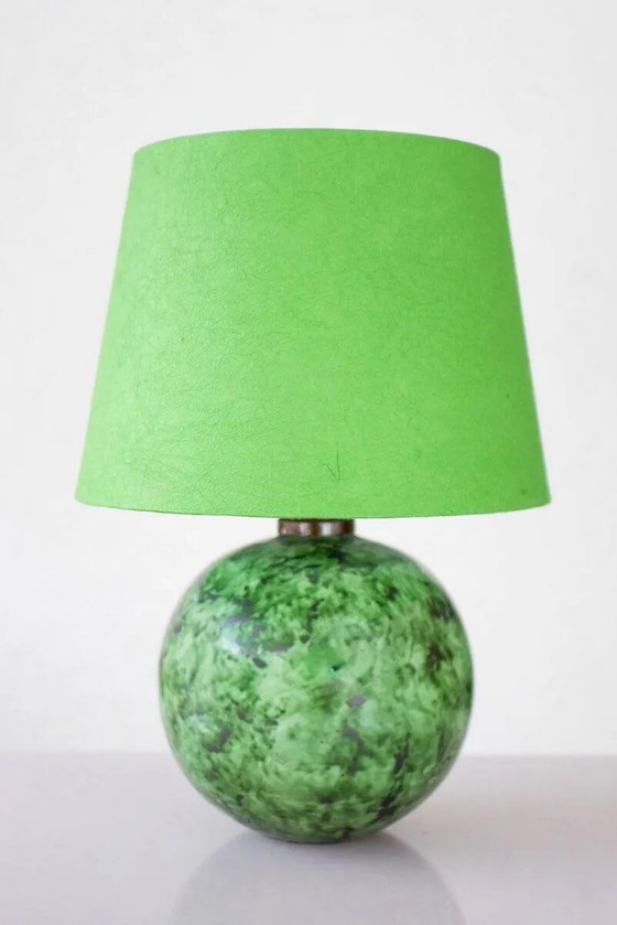 Image 1 of Scandinavian Art Deco table lamp in ceramic by Erik Mornils for Nittsjö, 1930s