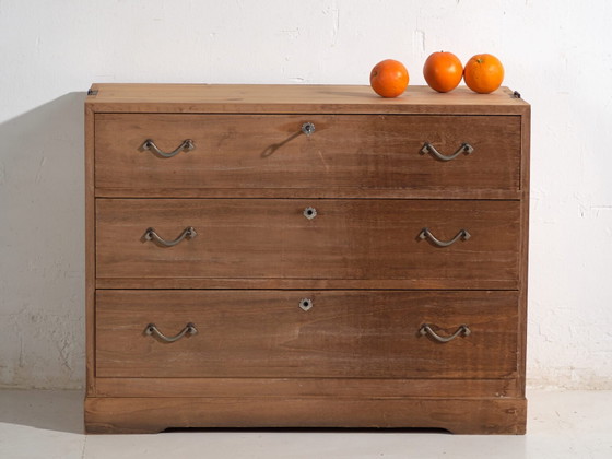 Antique Japanese chest of drawers - Taishō / Showa Period (c. ) #30 – Metal (photo 9 of 40)