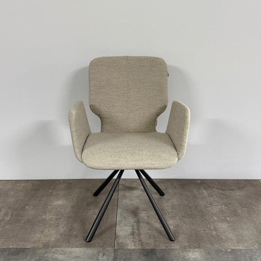 Mister T Set van 4 – Bert Plantagie, eetkamerstoelen, Leather, Plastic (photo 2 of 8)