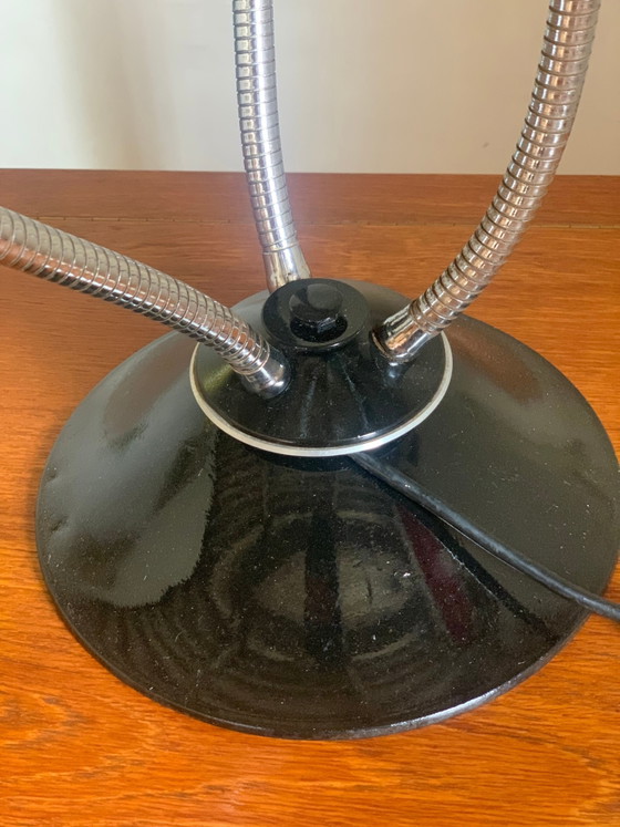 Gooseneck lamp 3 opalines – Reading Lamp, Vintage (photo 6 of 9)