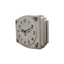 Orologio da cucina in ceramica Art Déco francese, anni '30