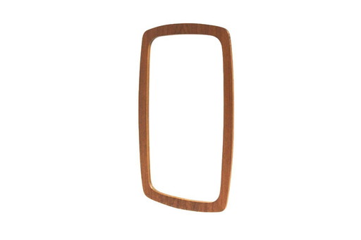 Scandinavian teak mirror, 68x39cm, Sweden, 1960