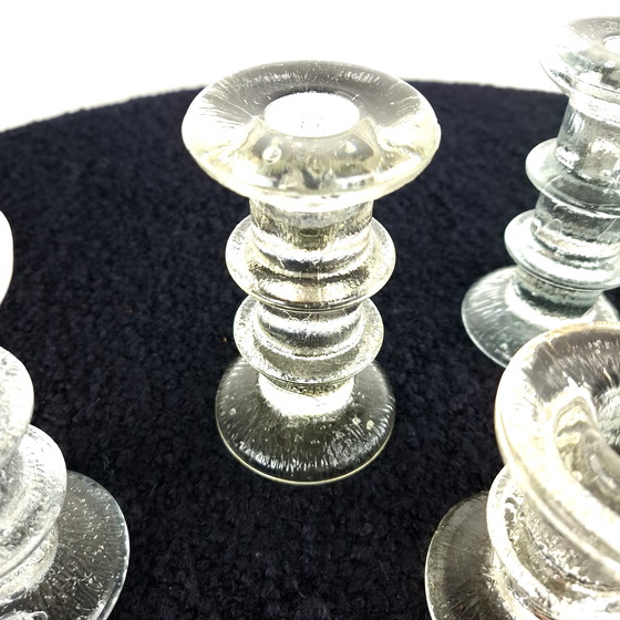 Image 1 of 5x Candeliere vintage in vetro Pukeberg Staffan Gellerstedt