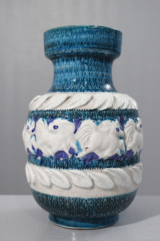 Image 1 of Horse vase Italy 1960s Fratelli Fanciullacci style Bitossi Aldo Londi