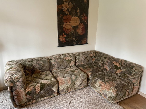 Original 1970er Modulares Sofa | 4 Elemente | Mehrfarbig – Modulare Sofas, Stoff (photo 4 of 6)