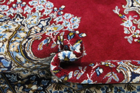 Image 1 of Origineel Perzisch Tapijt Echt Kirman Zeer Fijn 275 X 185 Cm Top Conditie