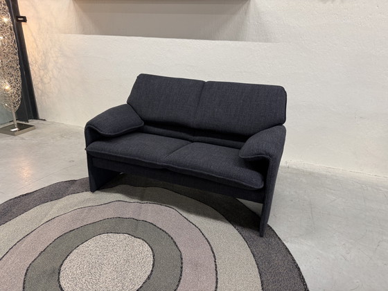 Image 1 of Leolux Bora Beta 2 Zits Bank Migo Bay blauw stof 