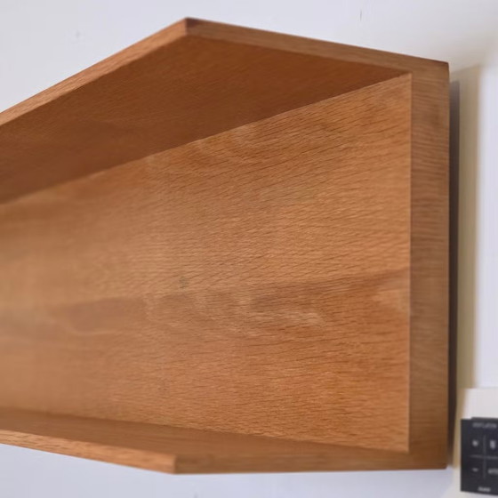 200cm! Walter Wirz, Wilhelm Renz vintage floating wall shelf – Shelving unit, Wood (photo 2 of 10)