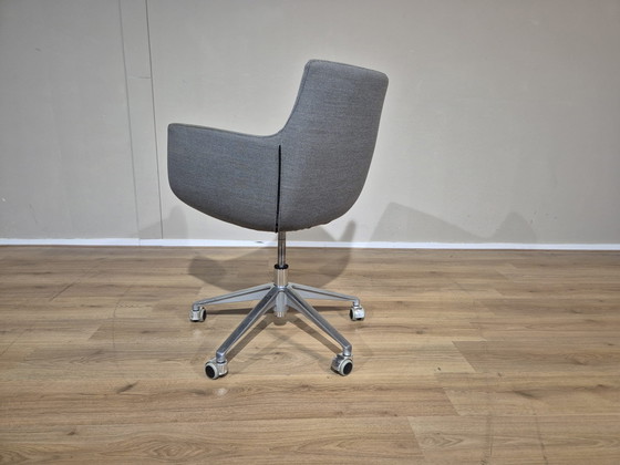 Image 1 of 8X Ahrend - Chaises de bureau/salle à manger - Gris - Rose -Design