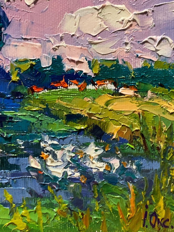 Image 1 of Geese are Swimming in the Lake