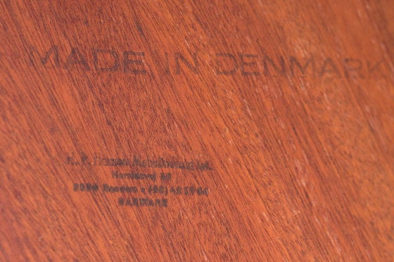 Image 1 of Escritorio ejecutivo danés moderno de teca de Arne Vodder para H.P. Hansen, años 60