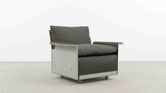 VITSOE SEATGROUP VAN DIETER RAMS, MODEL 620, EASYCHAIR+SOFA – Bankstel, Textile (photo 31 of 37)