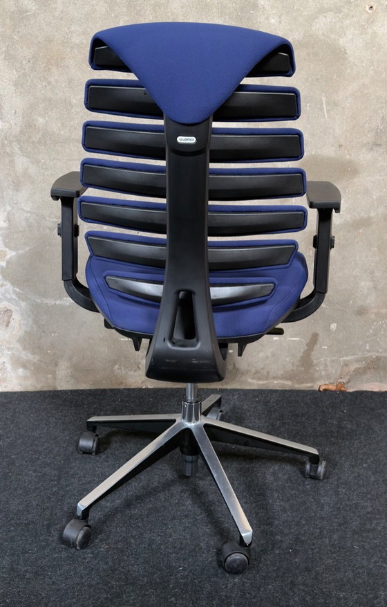 Image 1 of hjh office Ergo Line II  bureaustoel stof -blauw