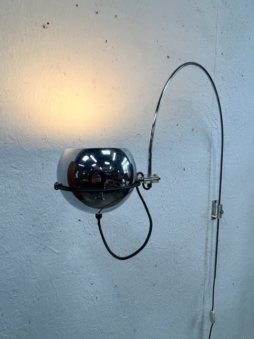 Vintage Booglamp, Eyeballamp, Space Age, Raak Amsterdam 1970's