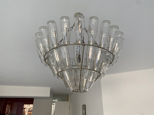 Leitmotiv bottle chandelier