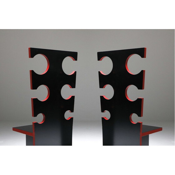 Image 1 of Pair of Vintage Mario Sabot Sculptural Chairs by Max Papiri 1970s