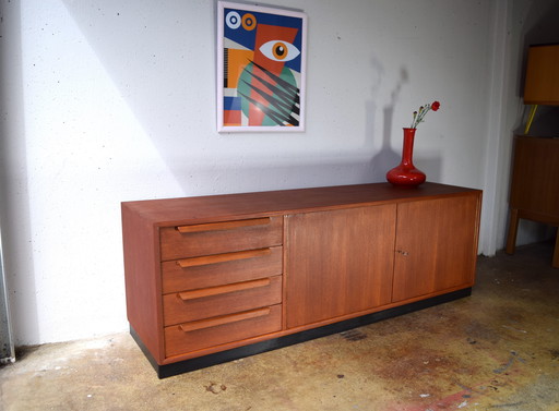 1960s vintage teak sideboard lowboard dresser chest of drawers