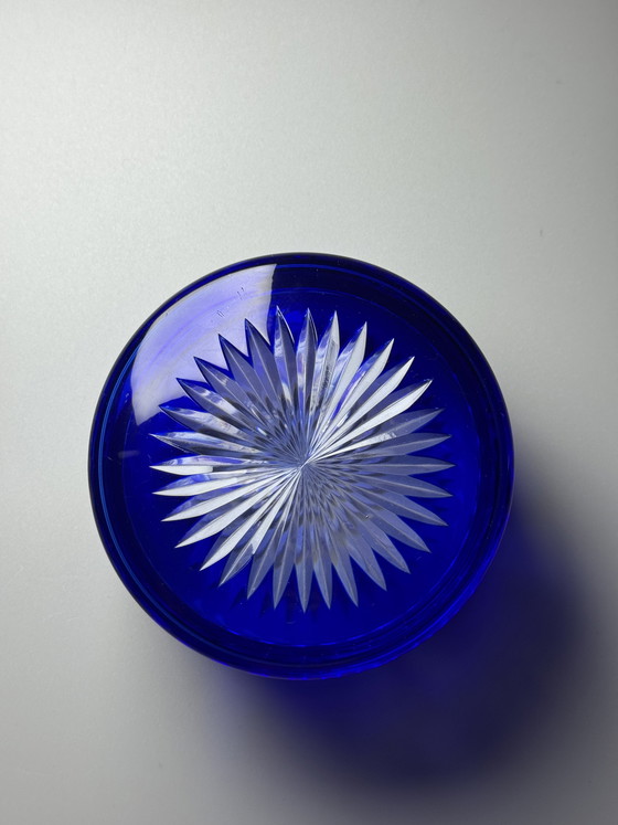 Image 1 of Bonbonnière Val Saint Lambert, modèle 3247/17 par Hubert Fouarge, Belgique, début des années 1900