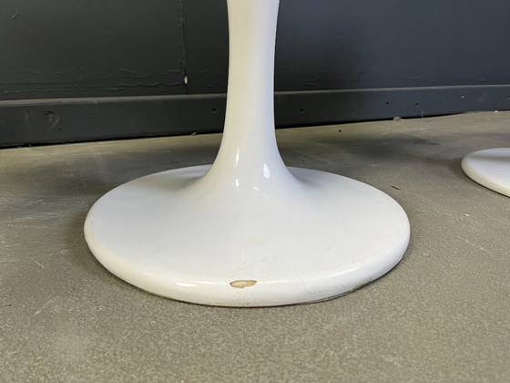 Image 1 of Vintage glasvezel tulpvormige eetkamerstoelen, set van 4 - jaren 60