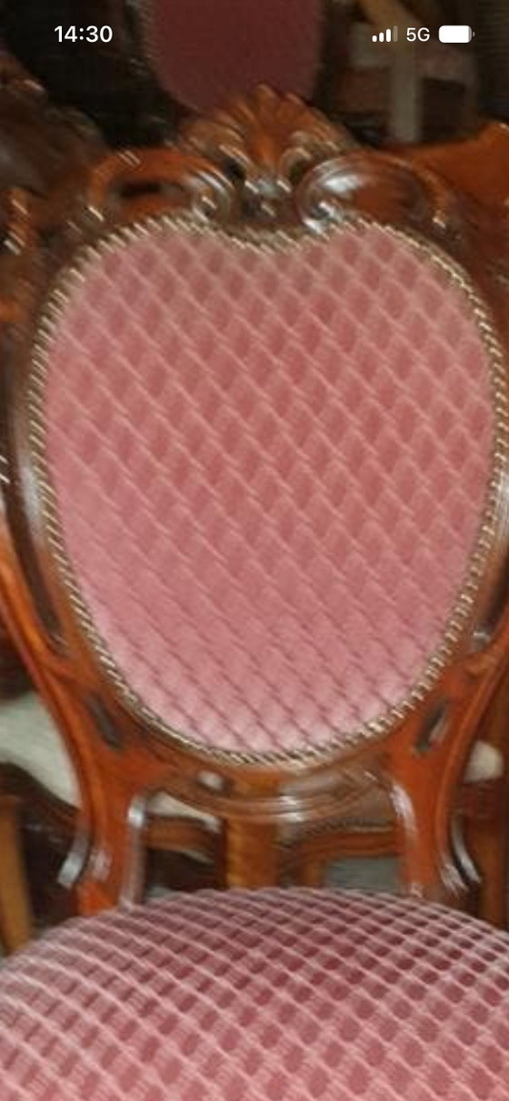 Image 1 of 4 barok eetkamer stoelen 