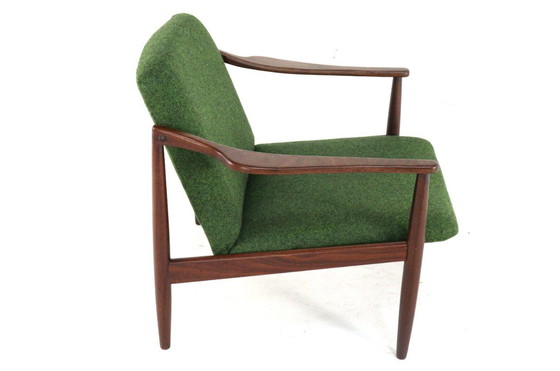 Image 1 of Hartmut Lohmeyer voor Wilkahn fauteuil vintage gestoffeerd